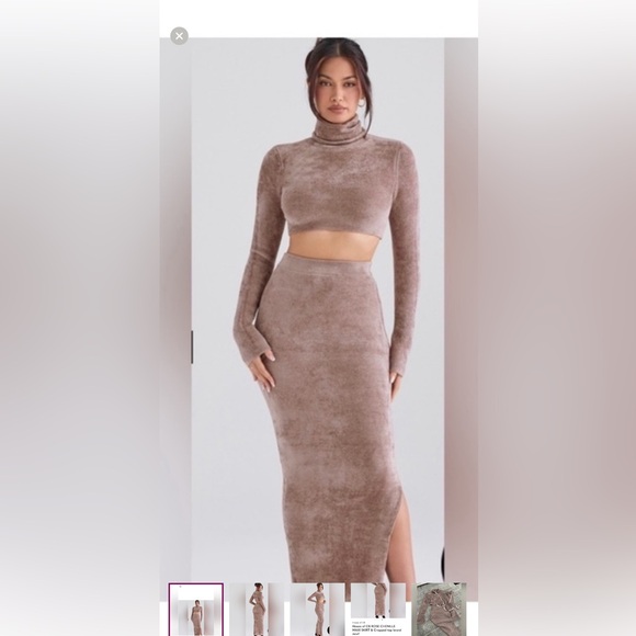 House of CB Dresses & Skirts - House of CB Taupe Skirt Set